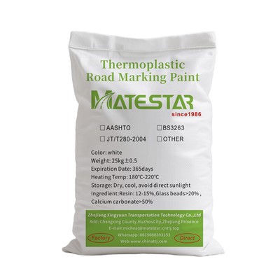 Bílá termoplastická barva